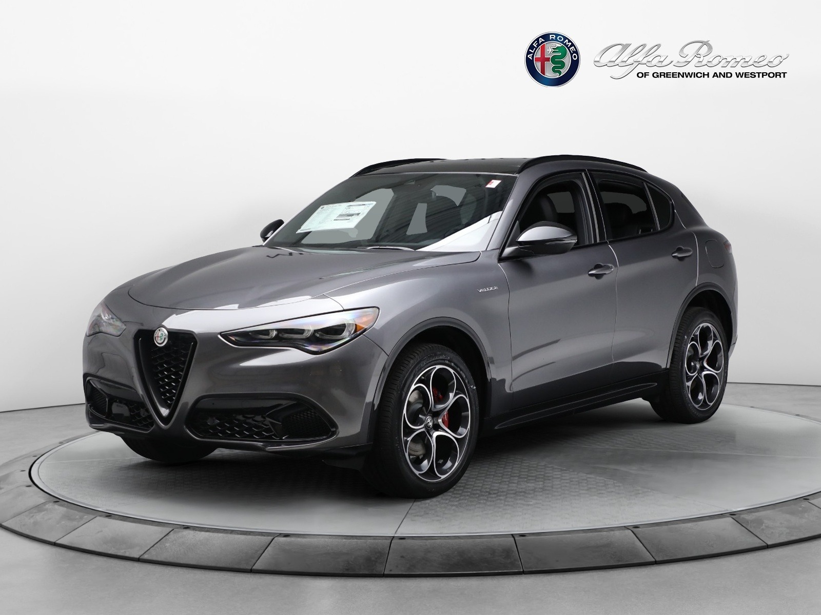 New 2024 Alfa Romeo Stelvio Veloce for sale $56,605 at Alfa Romeo of Westport in Westport CT 06880 1