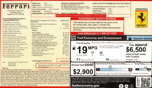 Used 2023 Ferrari Roma for sale Sold at Alfa Romeo of Westport in Westport CT 06880 2