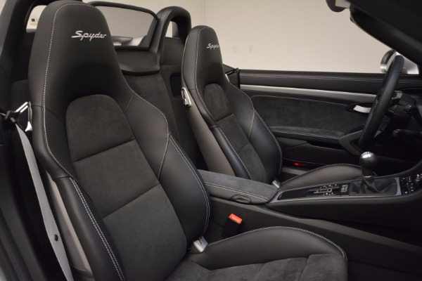 Used 2016 Porsche Boxster Spyder for sale Sold at Alfa Romeo of Westport in Westport CT 06880 25