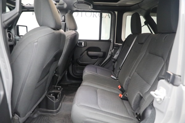 Used 2022 Jeep Wrangler Unlimited Sport Altitude for sale Sold at Alfa Romeo of Westport in Westport CT 06880 17