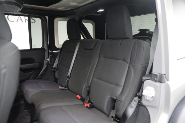 Used 2022 Jeep Wrangler Unlimited Sport Altitude for sale Sold at Alfa Romeo of Westport in Westport CT 06880 18