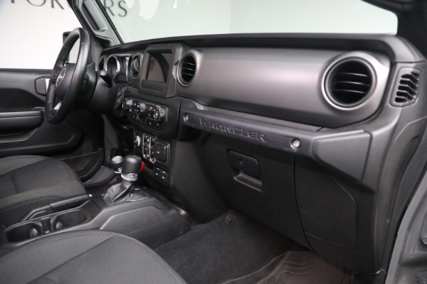 Used 2022 Jeep Wrangler Unlimited Sport Altitude for sale Sold at Alfa Romeo of Westport in Westport CT 06880 26