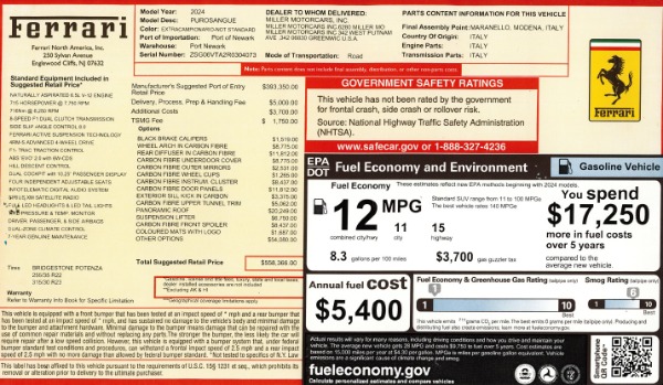 Used 2024 Ferrari Purosangue for sale $535,900 at Alfa Romeo of Westport in Westport CT 06880 2