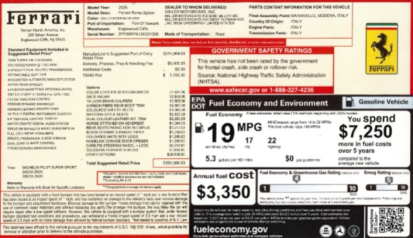 Used 2025 Ferrari Roma Spider for sale $337,900 at Alfa Romeo of Westport in Westport CT 06880 2