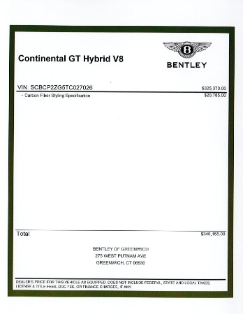 New 2026 Bentley Continental GT for sale $346,155 at Alfa Romeo of Westport in Westport CT 06880 27