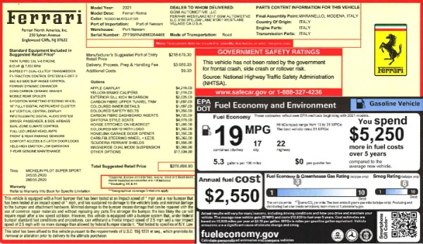 Used 2021 Ferrari Roma for sale Sold at Alfa Romeo of Westport in Westport CT 06880 2