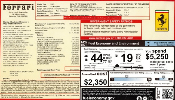 Used 2023 Ferrari SF90 Spider for sale $579,900 at Alfa Romeo of Westport in Westport CT 06880 2