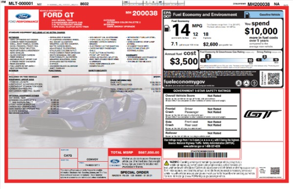 Used 2021 Ford GT for sale Call for price at Alfa Romeo of Westport in Westport CT 06880 2