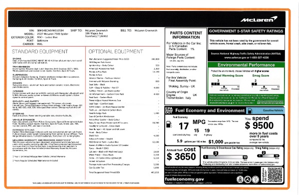 New 2027 McLaren 750S Spider TechLux for sale $461,010 at Alfa Romeo of Westport in Westport CT 06880 6