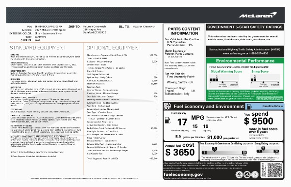 New 2027 McLaren 750S Spider TechLux for sale $433,250 at Alfa Romeo of Westport in Westport CT 06880 6